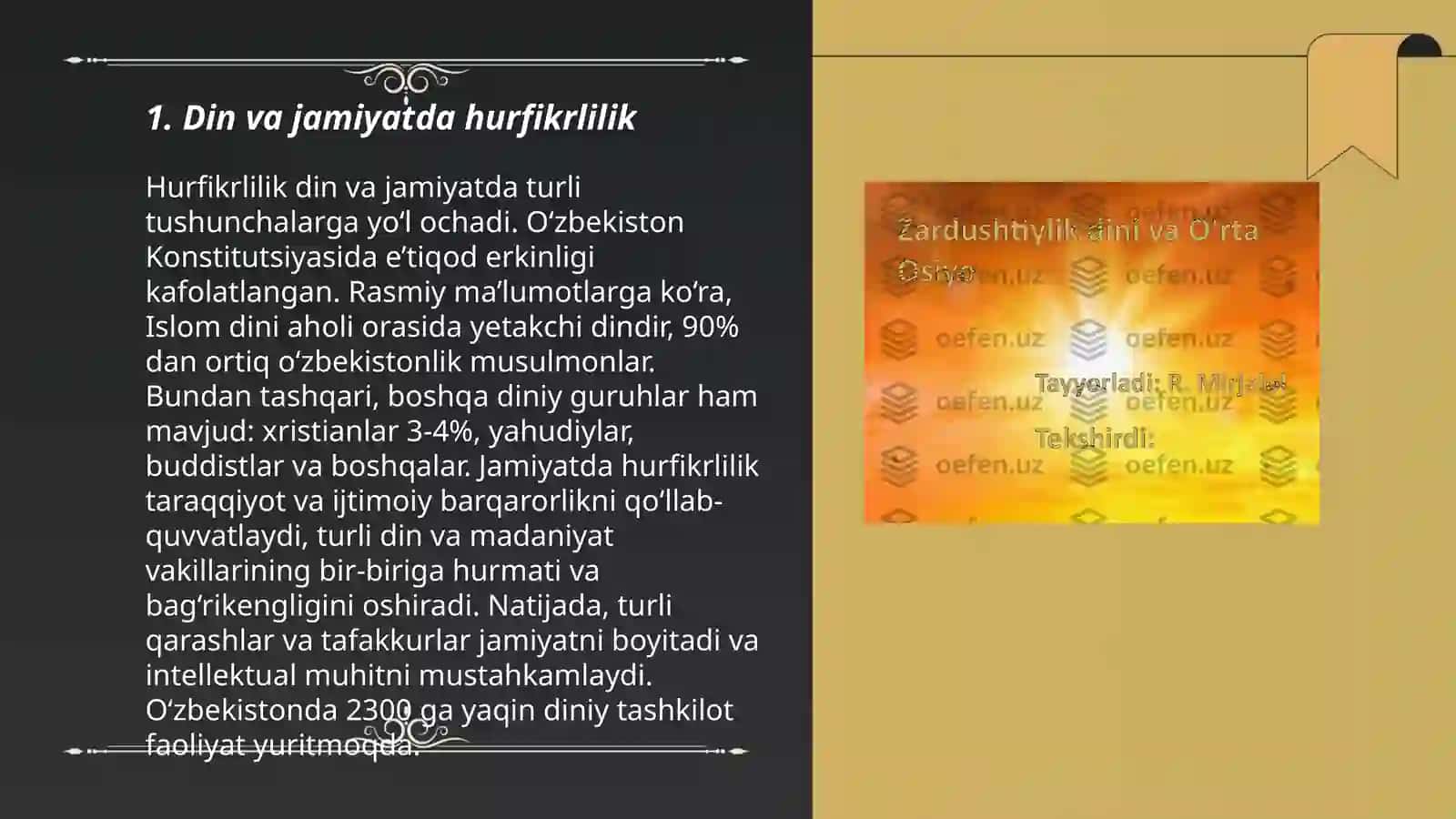 Din va hurfikrlilik 3