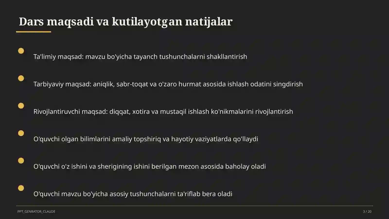Koordinatalar metodi: to'g'ri chiziq va aylana tenglamalari (9-sinf) 3