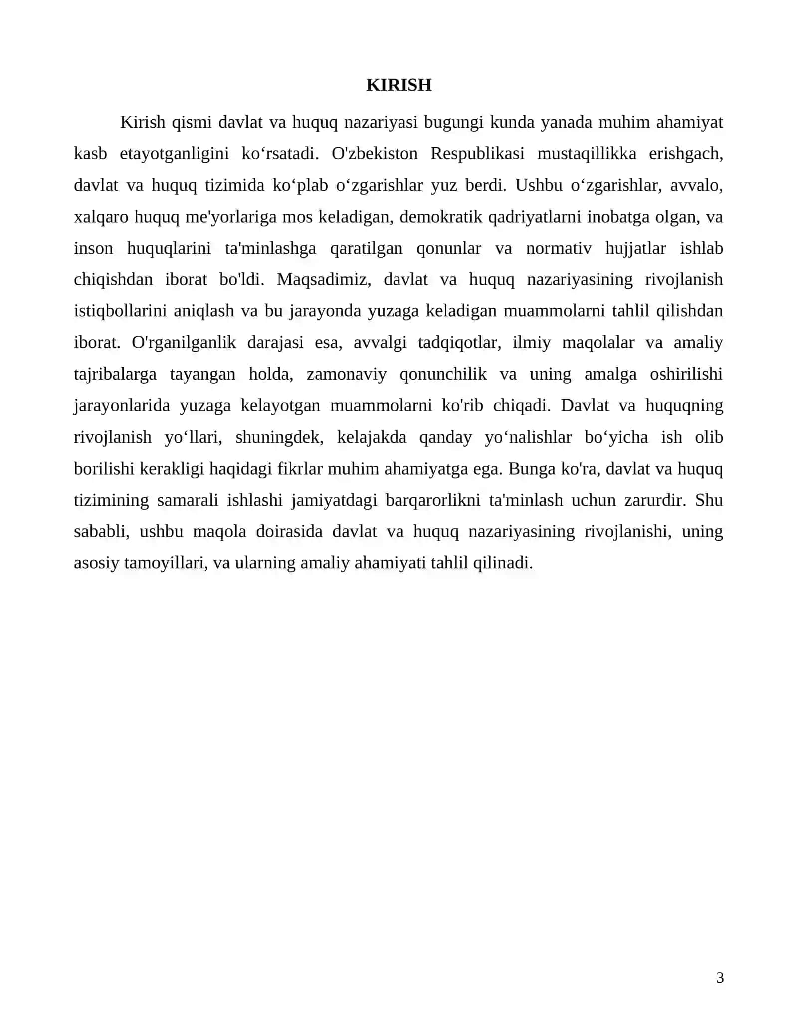 Davlat va huquqning rivojlanish istiqbollari va yoʻllari 3