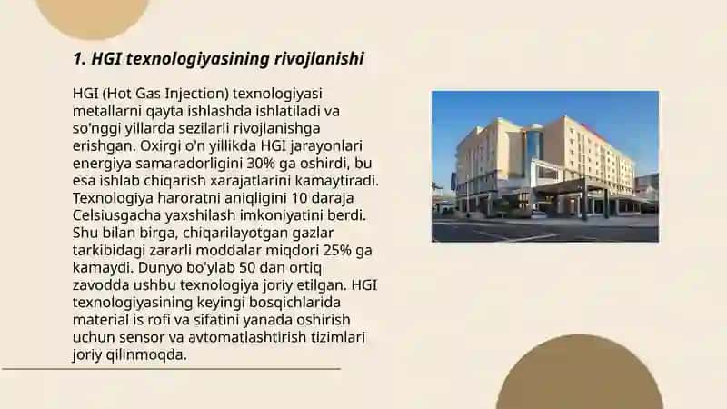 HGI texnologiyasining rivojlanishi 3