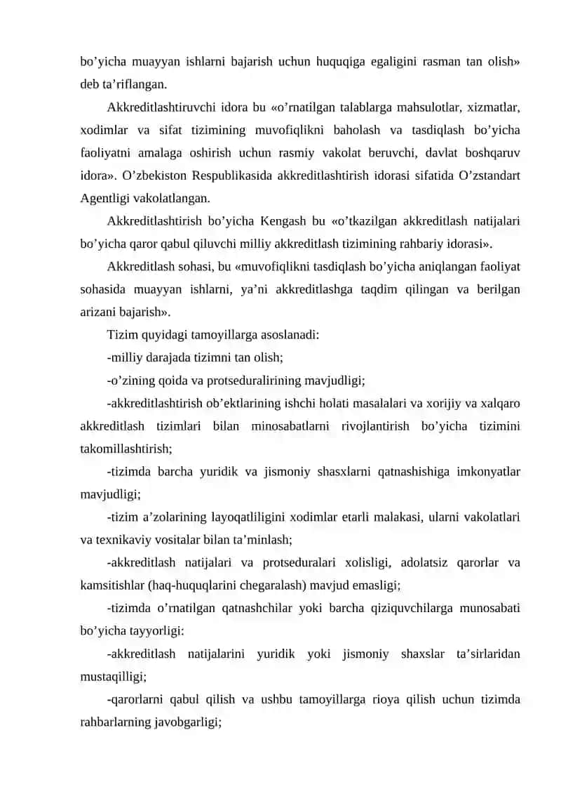 O’zbekiston Respublikasi akkreditlashtirish milliy tizimi 3
