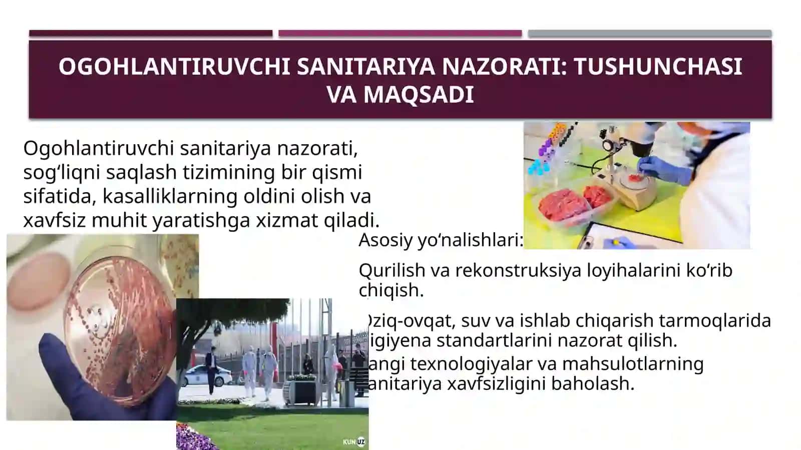 Ogohlantiruvchi sanitariya nazorati: Tushunchasi va maqsadi 3