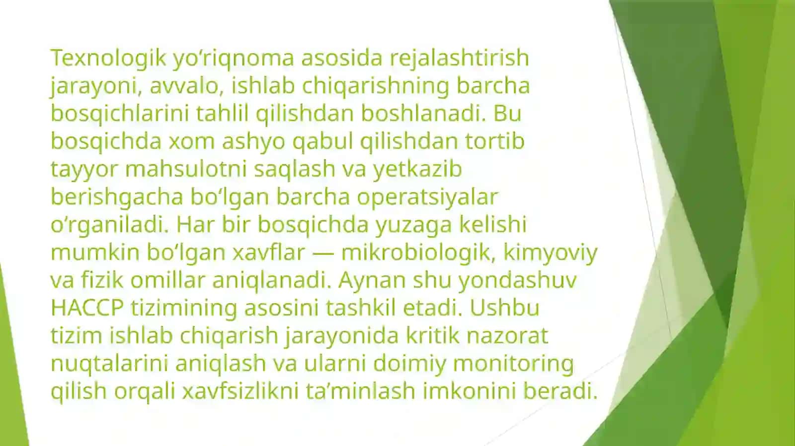 Texnologik yo‘riqnoma 3