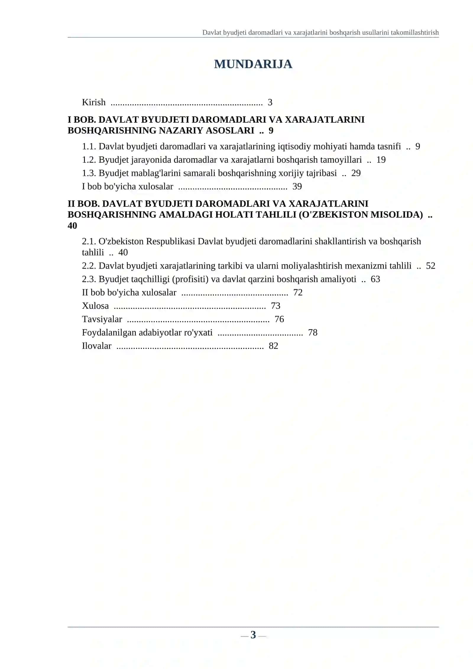 DAVLAT BYUDJETI DAROMADLARI VA XARAJATLARINI BOSHQARISH USULLARINI TAKOMILLASHTIRISH 3