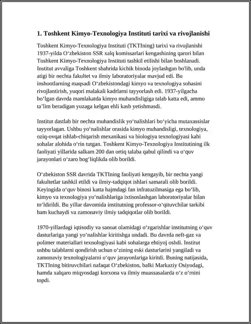 Toshkent Kimyo-Texnologiya Instituti 3