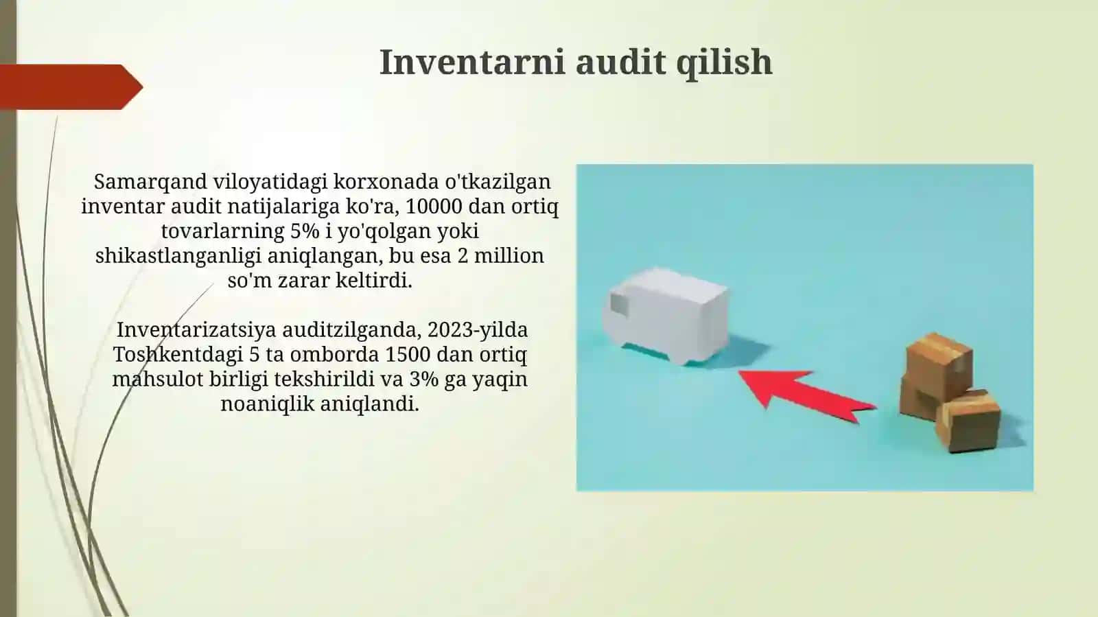 Inventarizatsiya toʻgʻrisida tushuncha 3