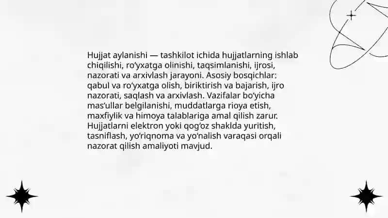 Hujjat aylanishi 3