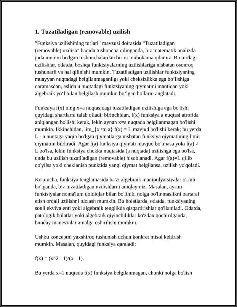 FUNKSIYA UZILISHINING TURLARI 3