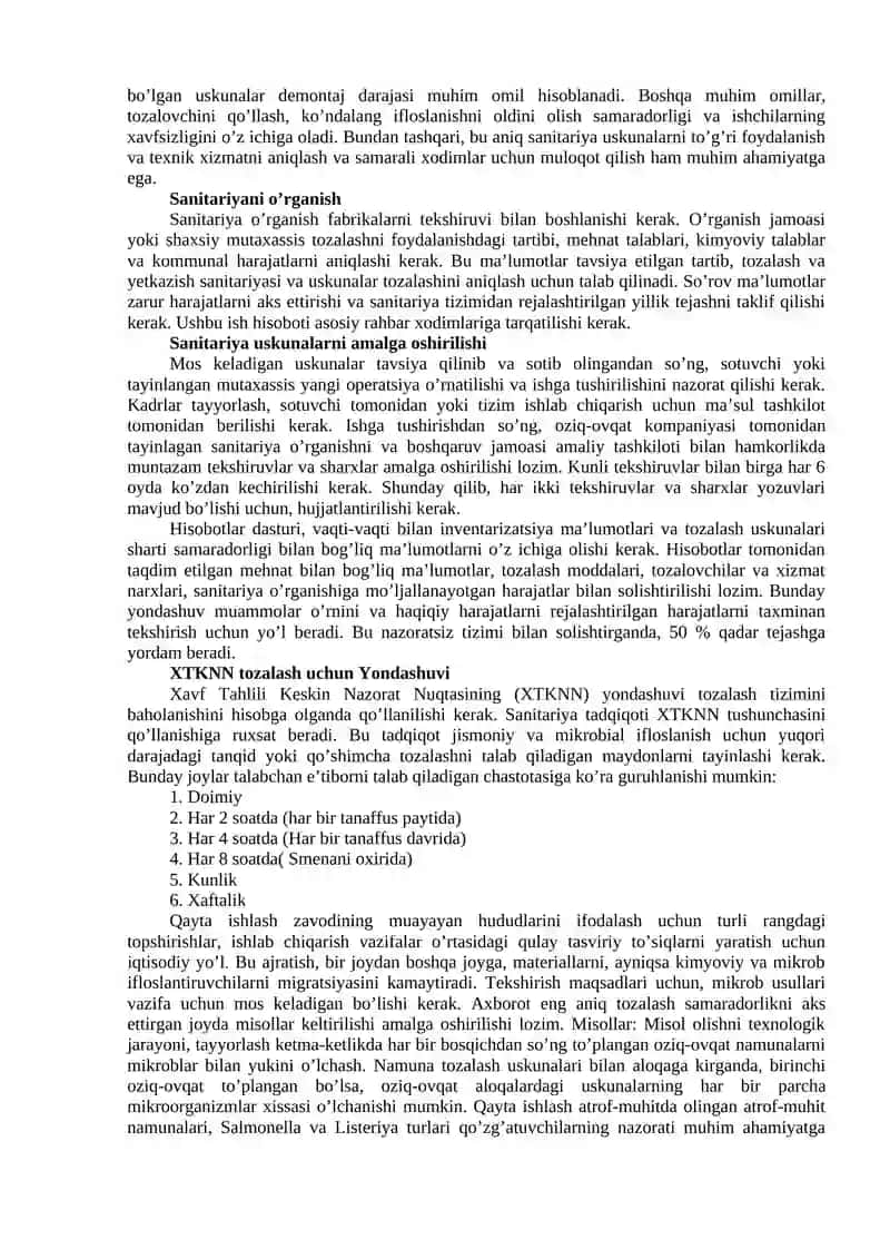 ISHLAB CHIQARISHDA SANITARIYA VA GIGIYENA 3
