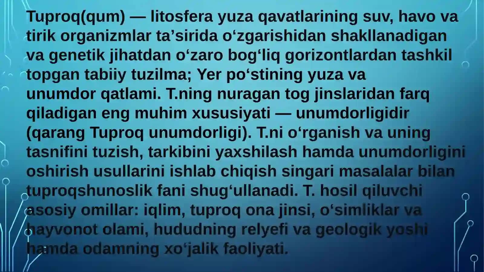 Tuproq g’ovakligini hisoblash  usullarini  o’rganish 3