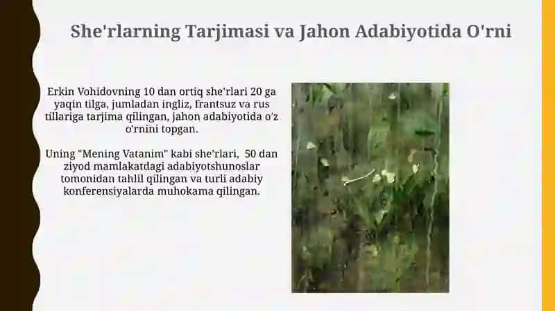 Erkin Vohidovning She'riyatidagi Asosiy Mavzular 3