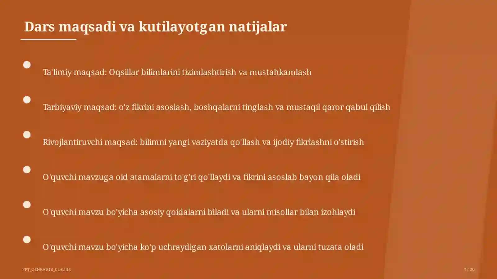Oqsillar (11-sinf) 3