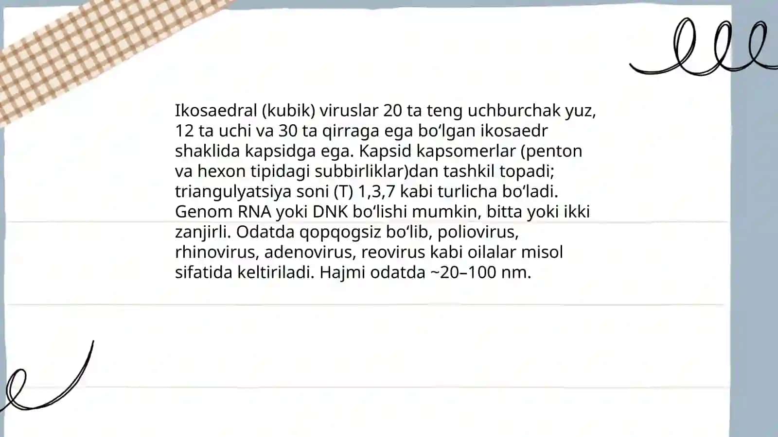 Viruslarning shakli guruhlari 3