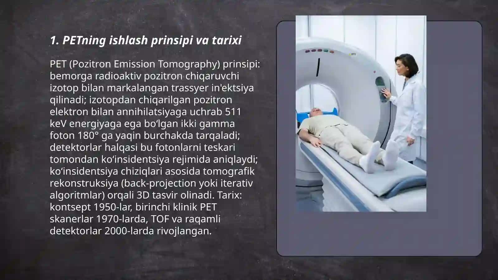 Radioaktiv izotoplar va pozitron chiqarish 3