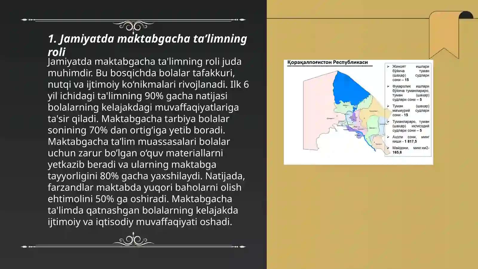 O'zbekiston Respublikasining"Maktabgacha taʼlim va tarbiya to'gʻrisidagi Qonuni" Musayeva Gulzoda 3