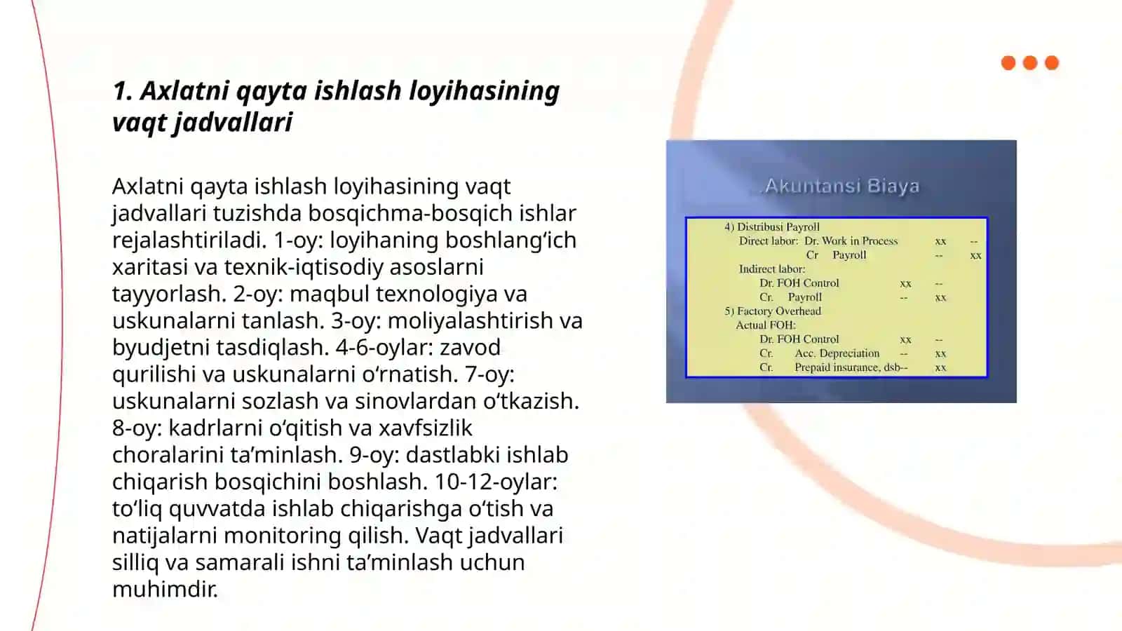 Axlatni qayta ishlash loyihasi 3