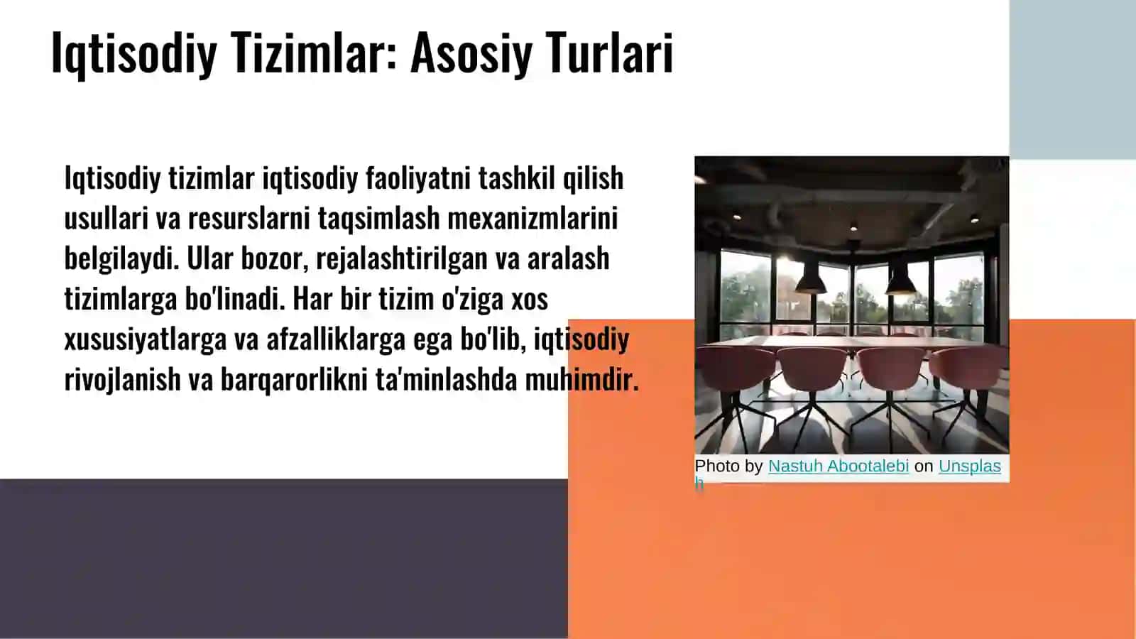Iqtisodiy tizimlarning asosiy turlari va ularning xususiyatlari 3