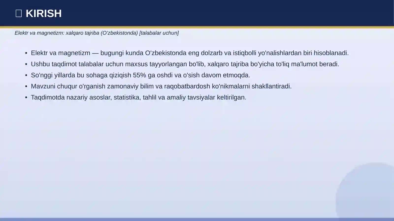 Elektr va magnetizm: xalqaro tajriba (O'zbekistonda) [talabalar uchun] 3