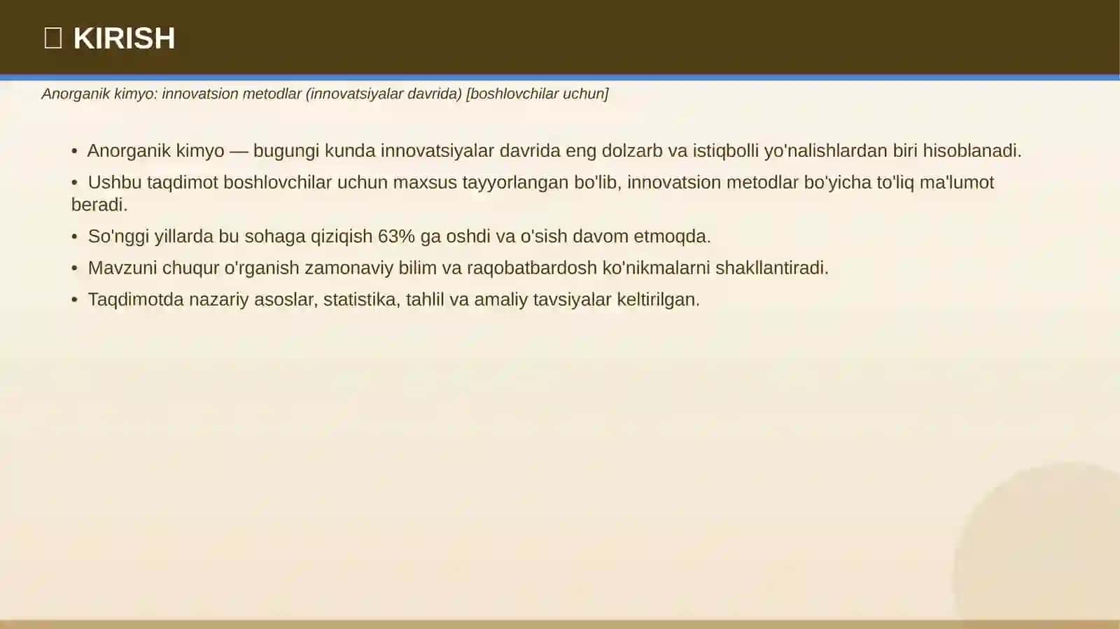 ANORGANIK KIMYO Innovatsion metodlar 3