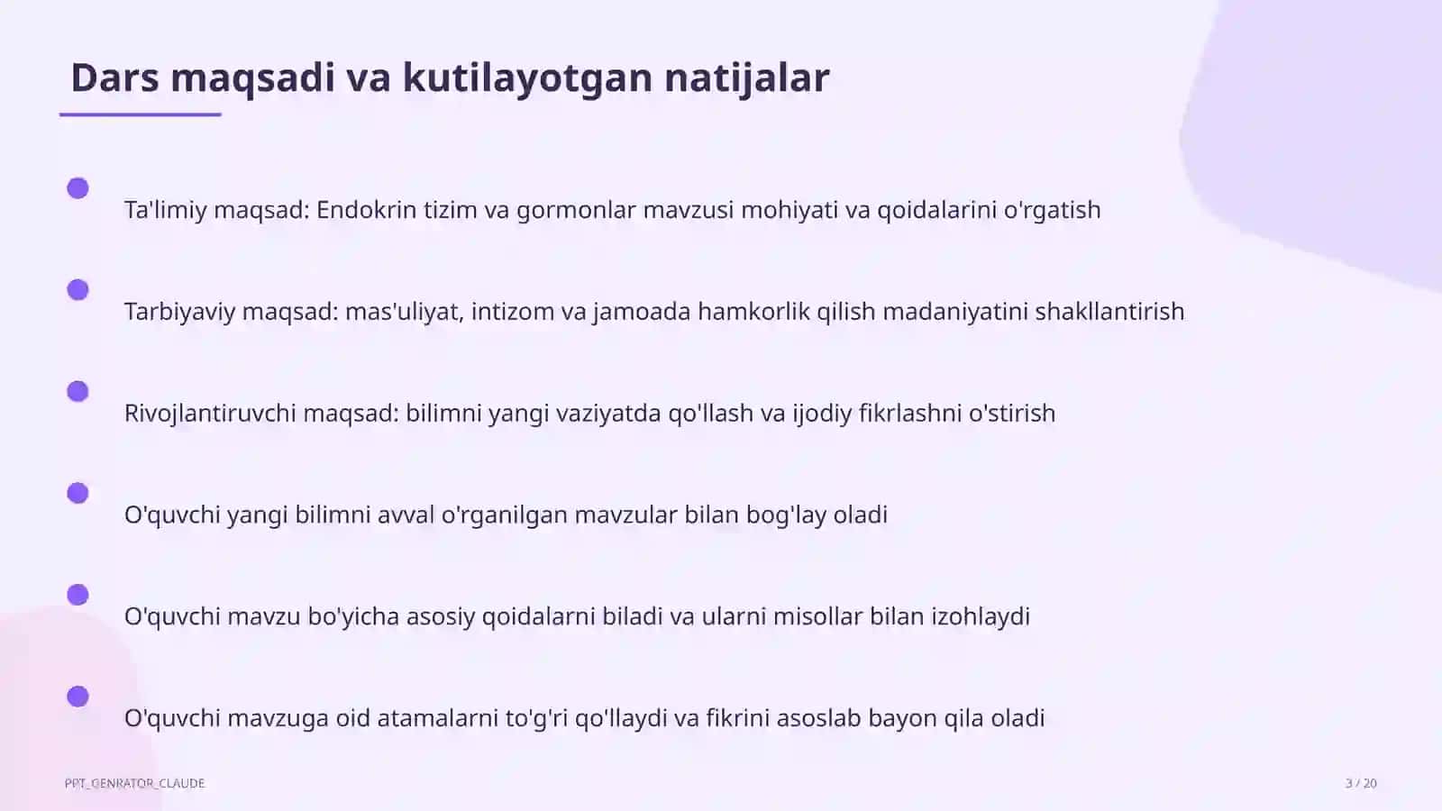 Endokrin tizim va gormonlar (8-sinf) 3