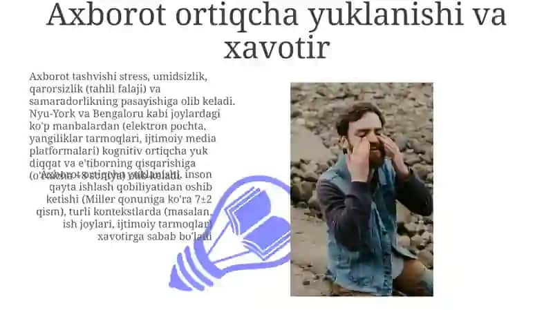Axborotning shaxs his-tuygʻulariga ta’sir muommolari 3