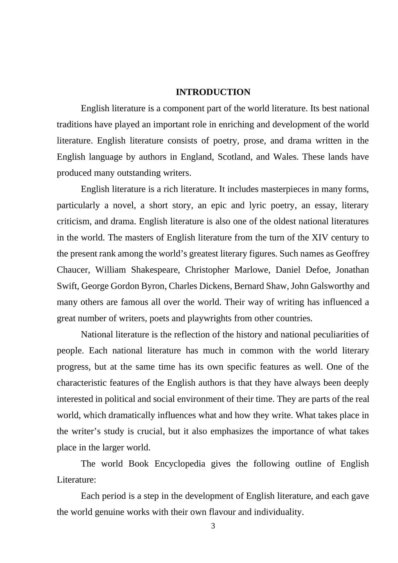 Literature of Early Middle Ages 3