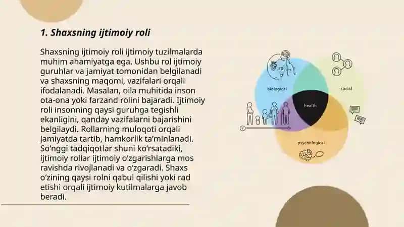 Ijtimoiy psixologiyaning tadbiqiy sohalari Ijtimoiy psixologiyada shaxs мuammosi. Shaxsning ijtimoiy psixologik tipologiyasi 3