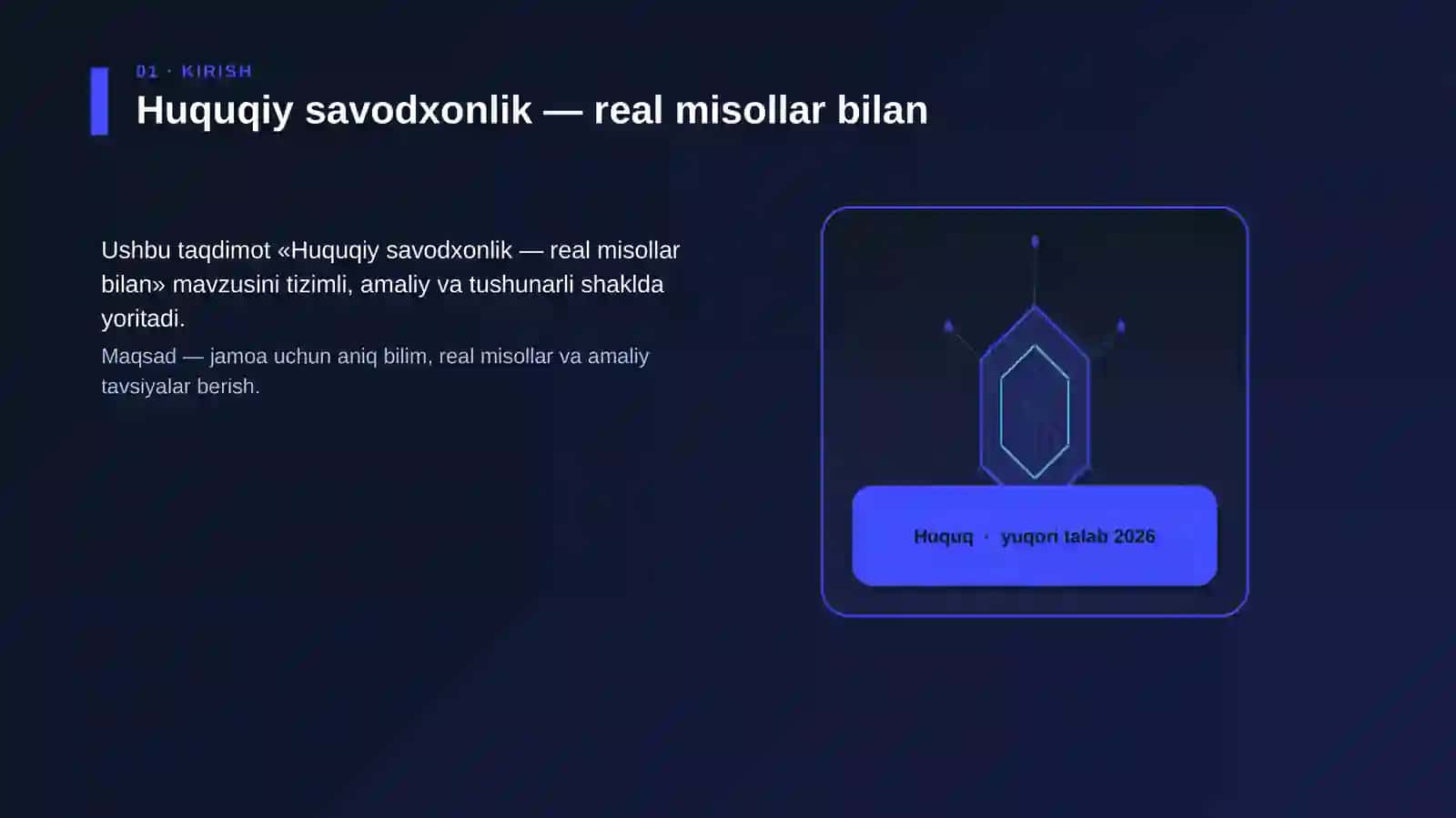 Huquqiy savodxonlik — real misollar bilan 3