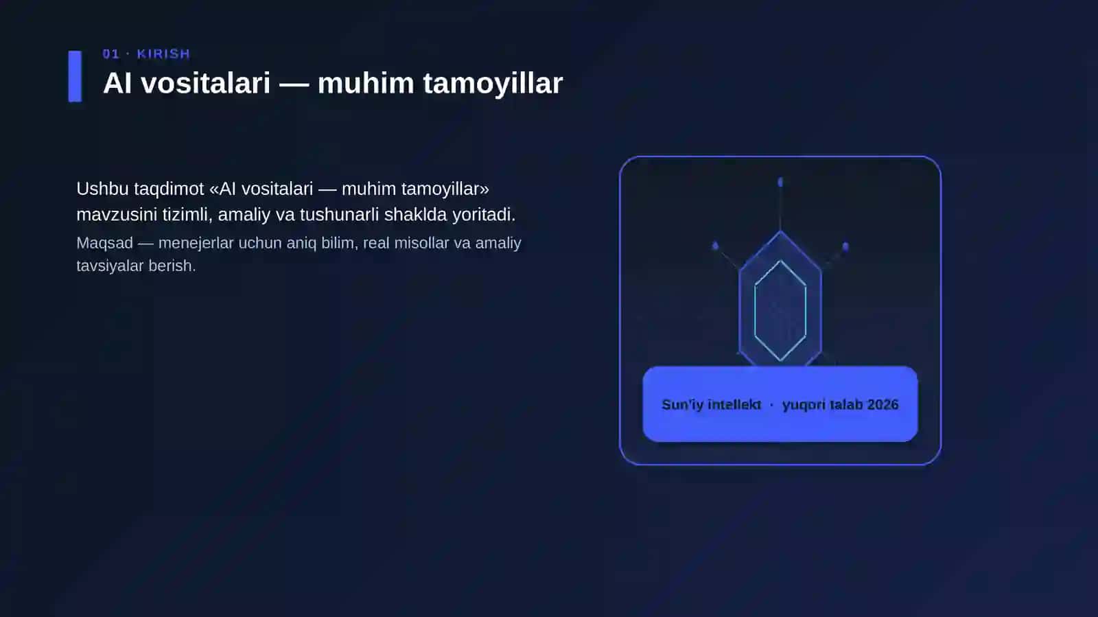 AI vositalari — muhim tamoyillar 3