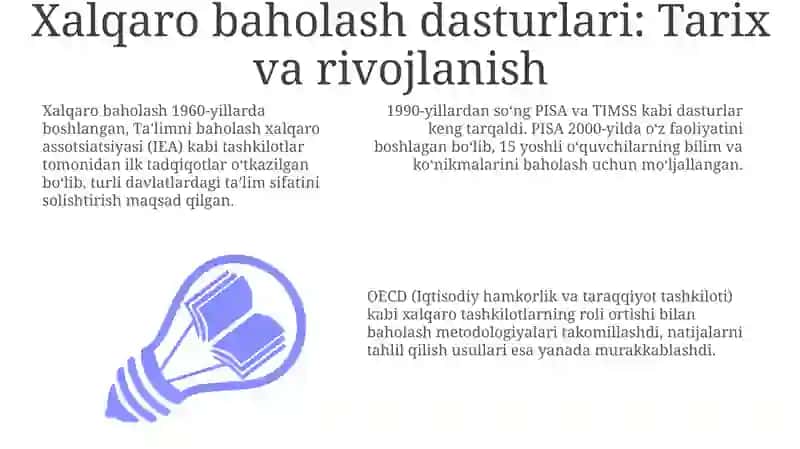 Xalqaro baholash dasturlari 3
