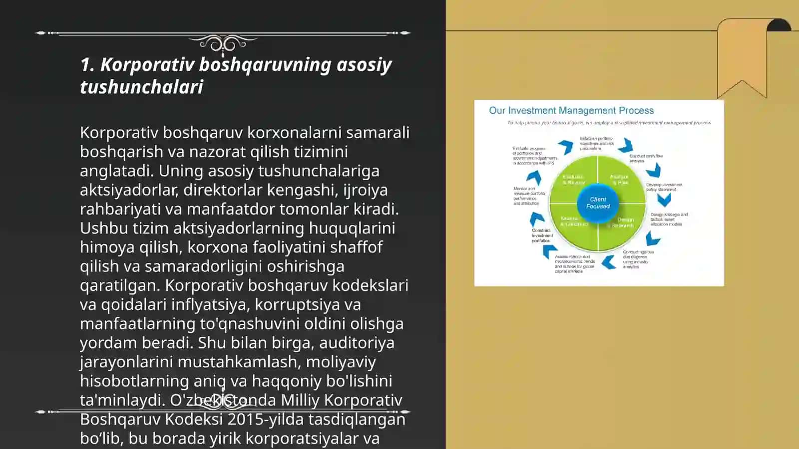 Korporativ boshqaruv samaradorligini baholash usullari 3