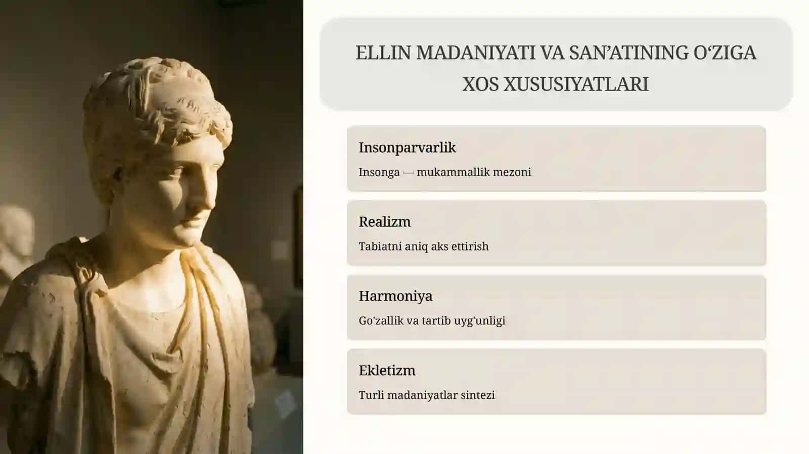 ANTIK DAVR MADANIYATI VA SAN'ATI 3