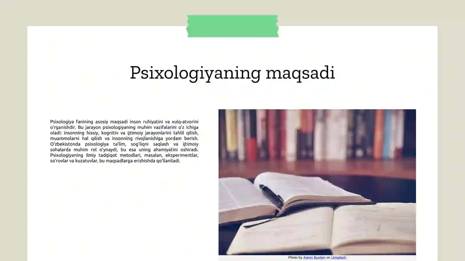 Umumiy psixologiya fanining pridmidi ilmiy tatqiqot mitodlari 3