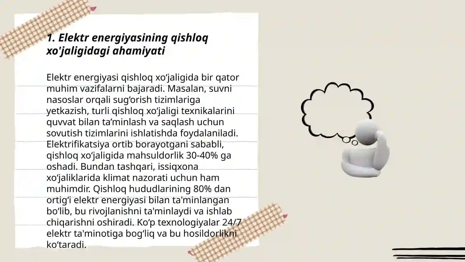 Elektir energiyani qishloq hojaligida ishlatilishi 3
