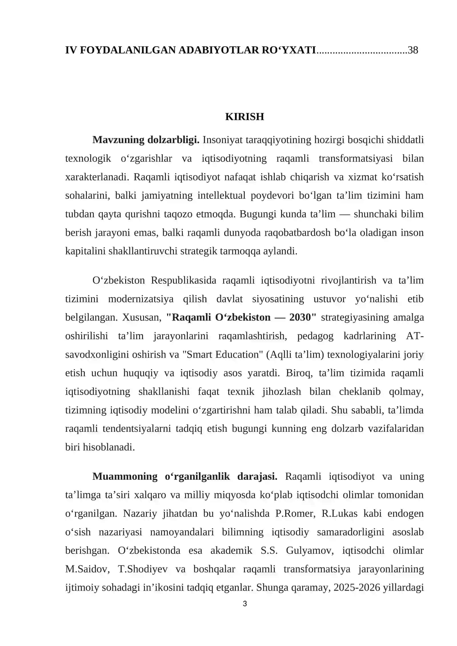 Ta’lim xizmatlari bozorida raqamli texnologiyalardan foydalanish samaradorligini baholash 3