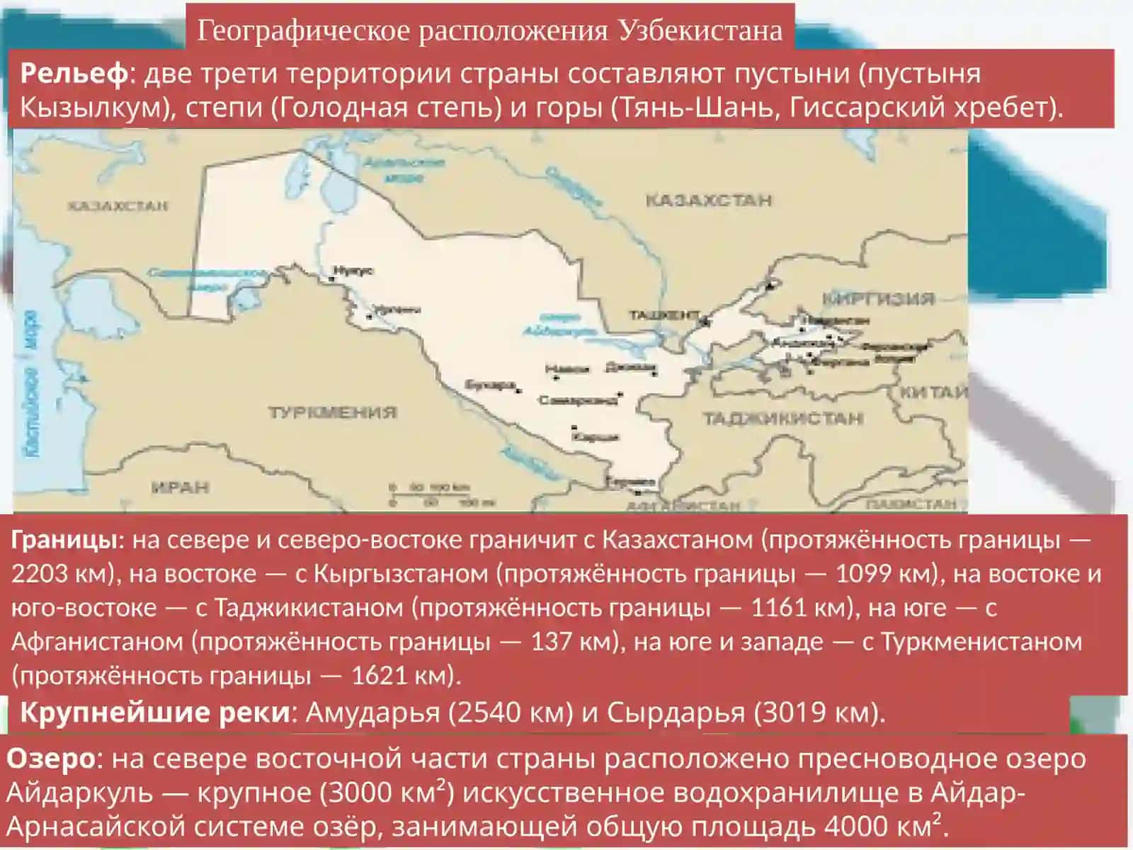 географическое распространение растительности Узбекистана 3