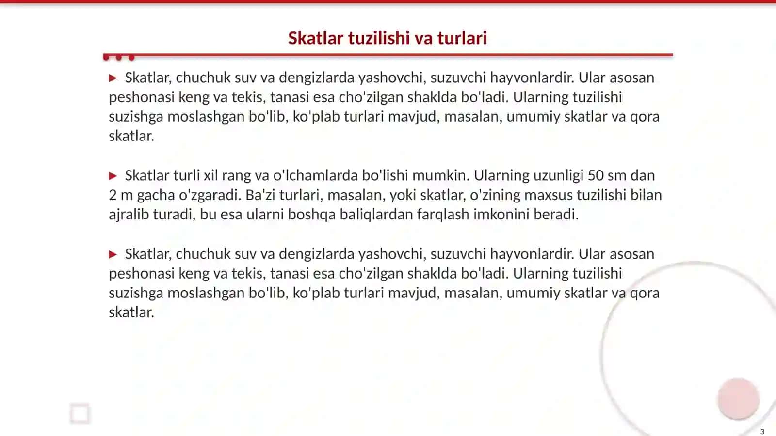 Skatlar tuzilishi hayot kechirishi va ahamiyati 3