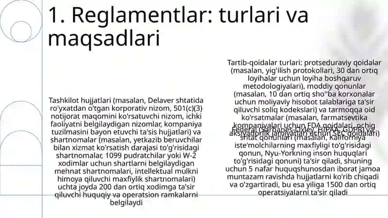 Tashkiliy hujjatlar.Nizom, ustav, shartnoma 3