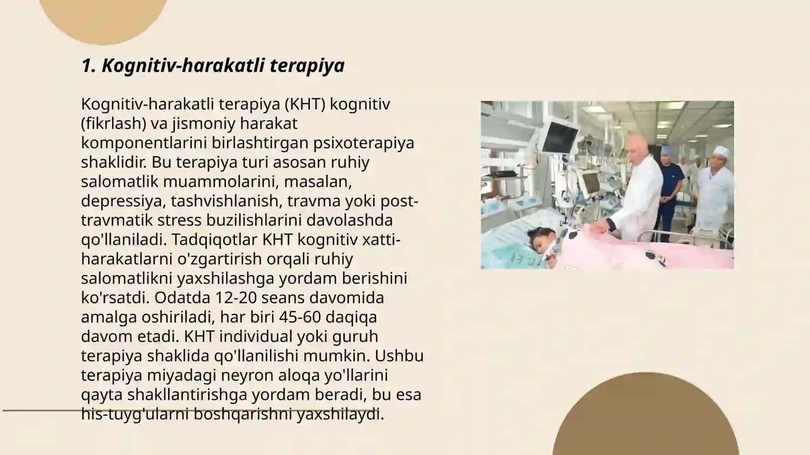 Kognitiv-harakatli terapiya 3