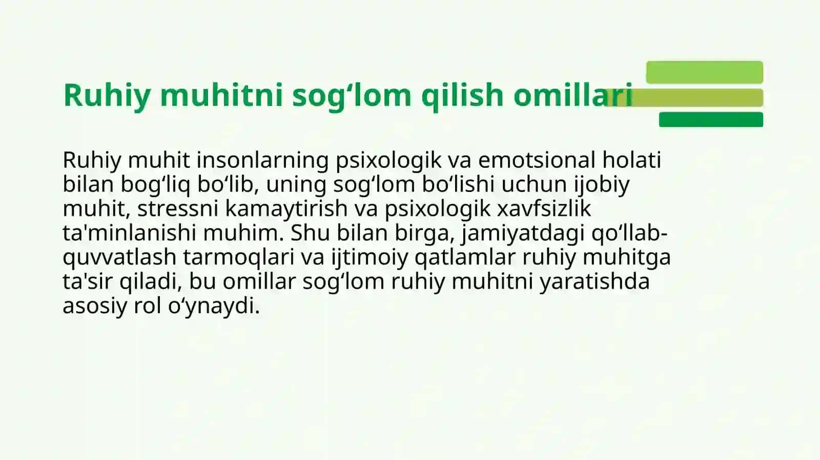 Oilada sog‘lom ruhiy muhitni ta‘minlash omillari 3