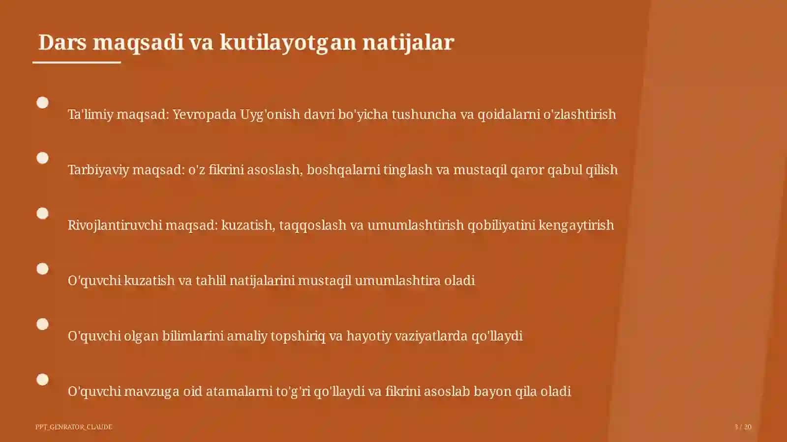 Yevropada Uyg'onish davri (8-sinf) 3