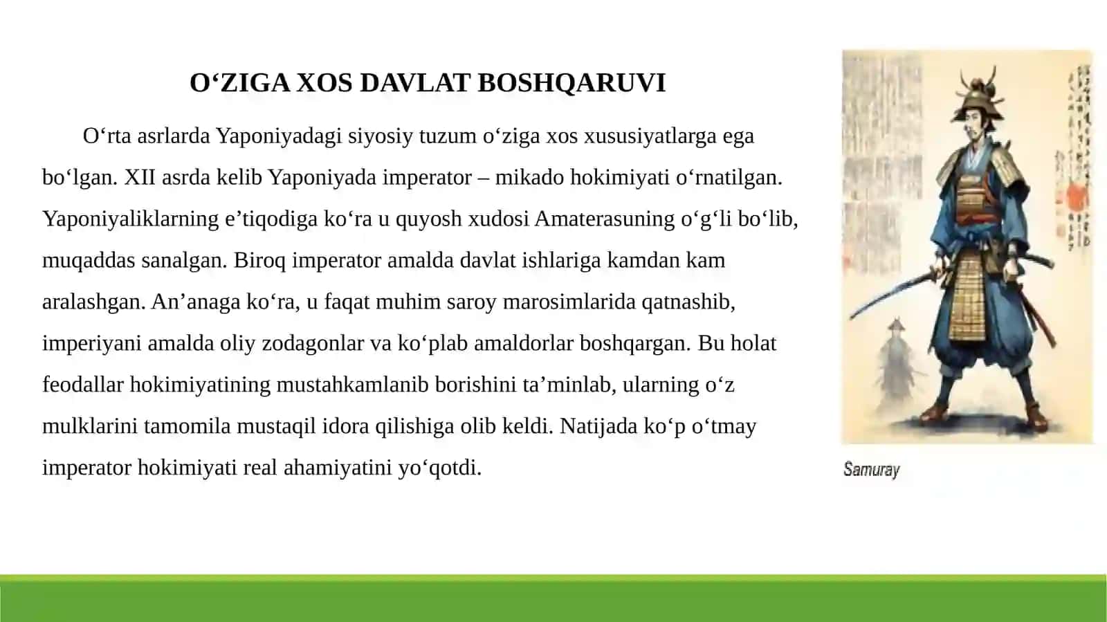 O‘rtaasrlarda Yaponiya va Koreya 3