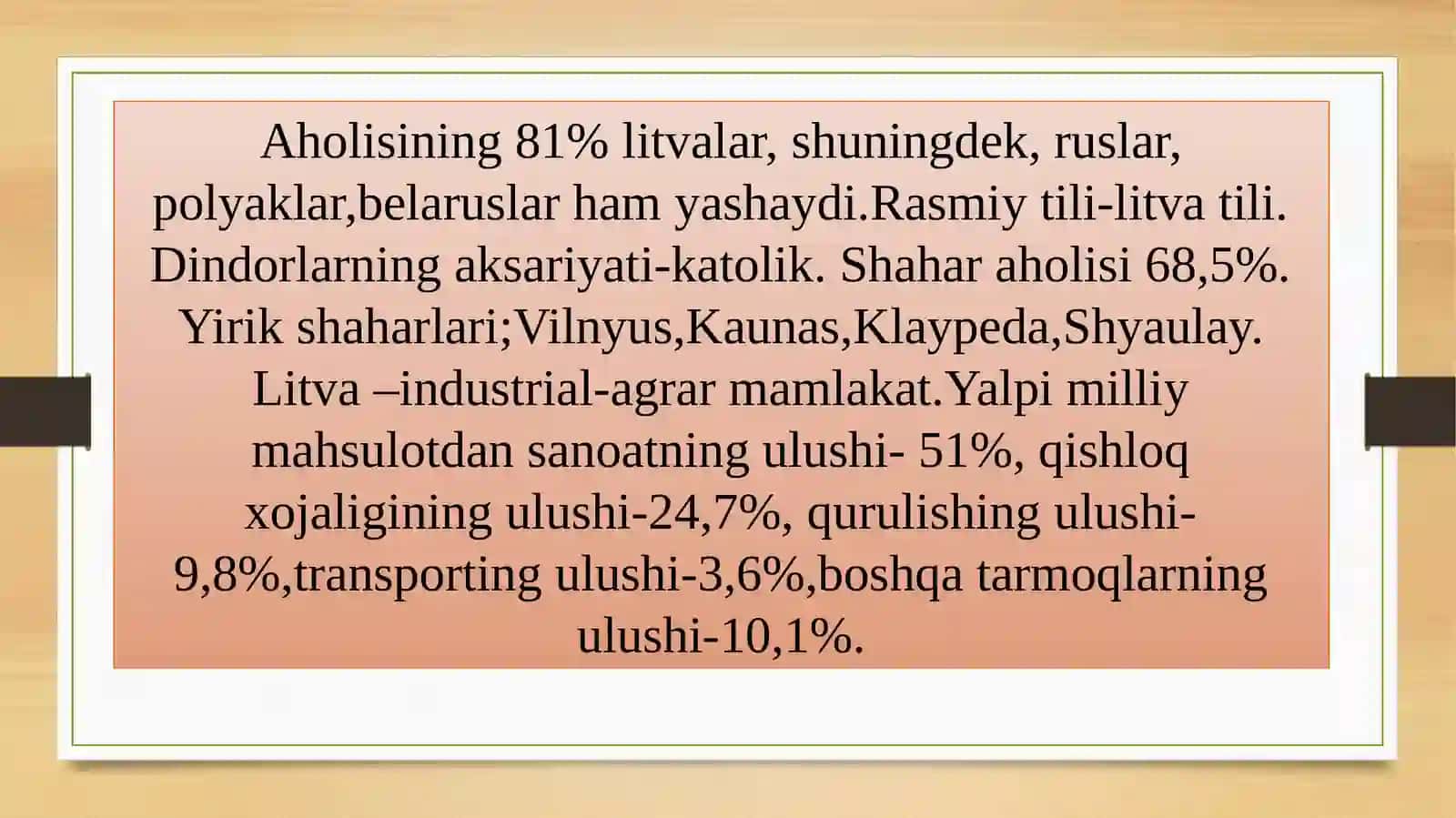 Litva davlati haqida ma'lumot 3