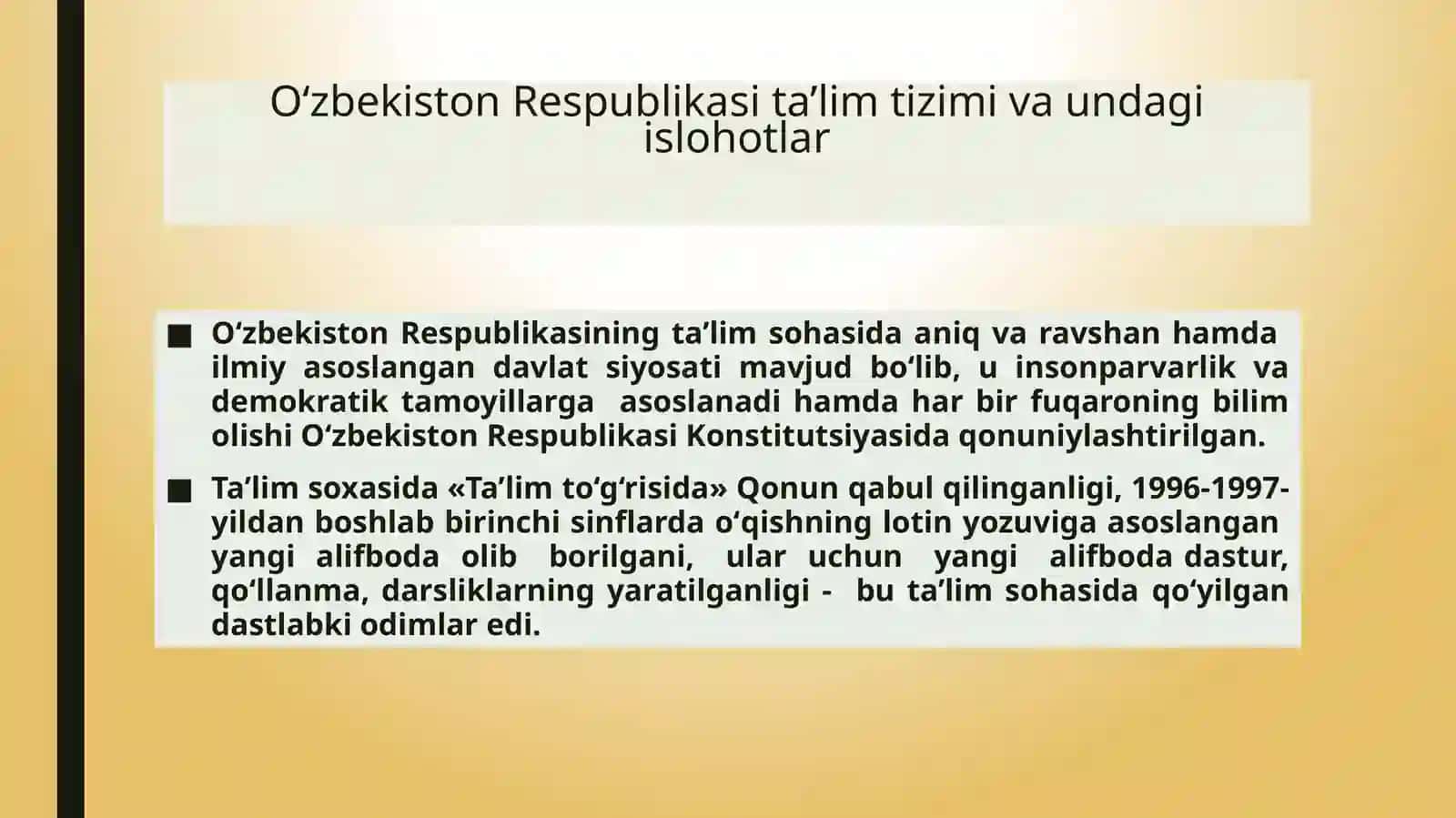 O‘zbekiston Respublikasi ta’lim tizimi 3