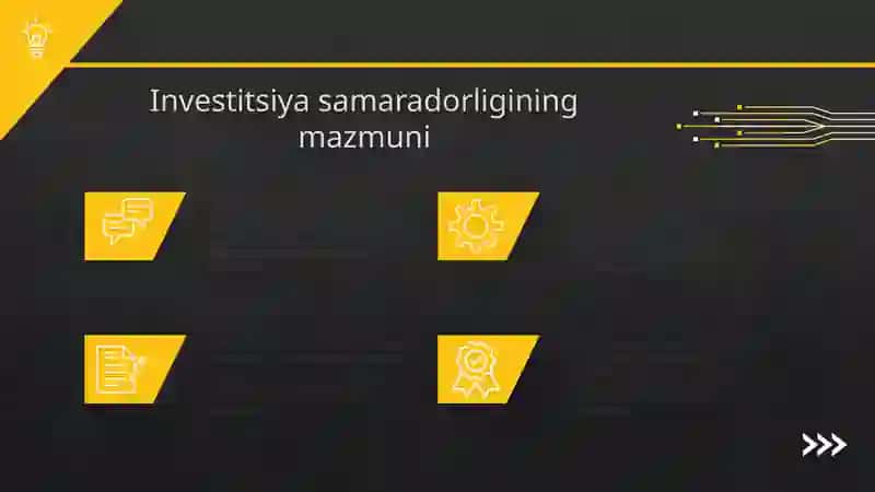 Investitsiyalarning iqtisodiy samaradorligini aniqlash usullari 3