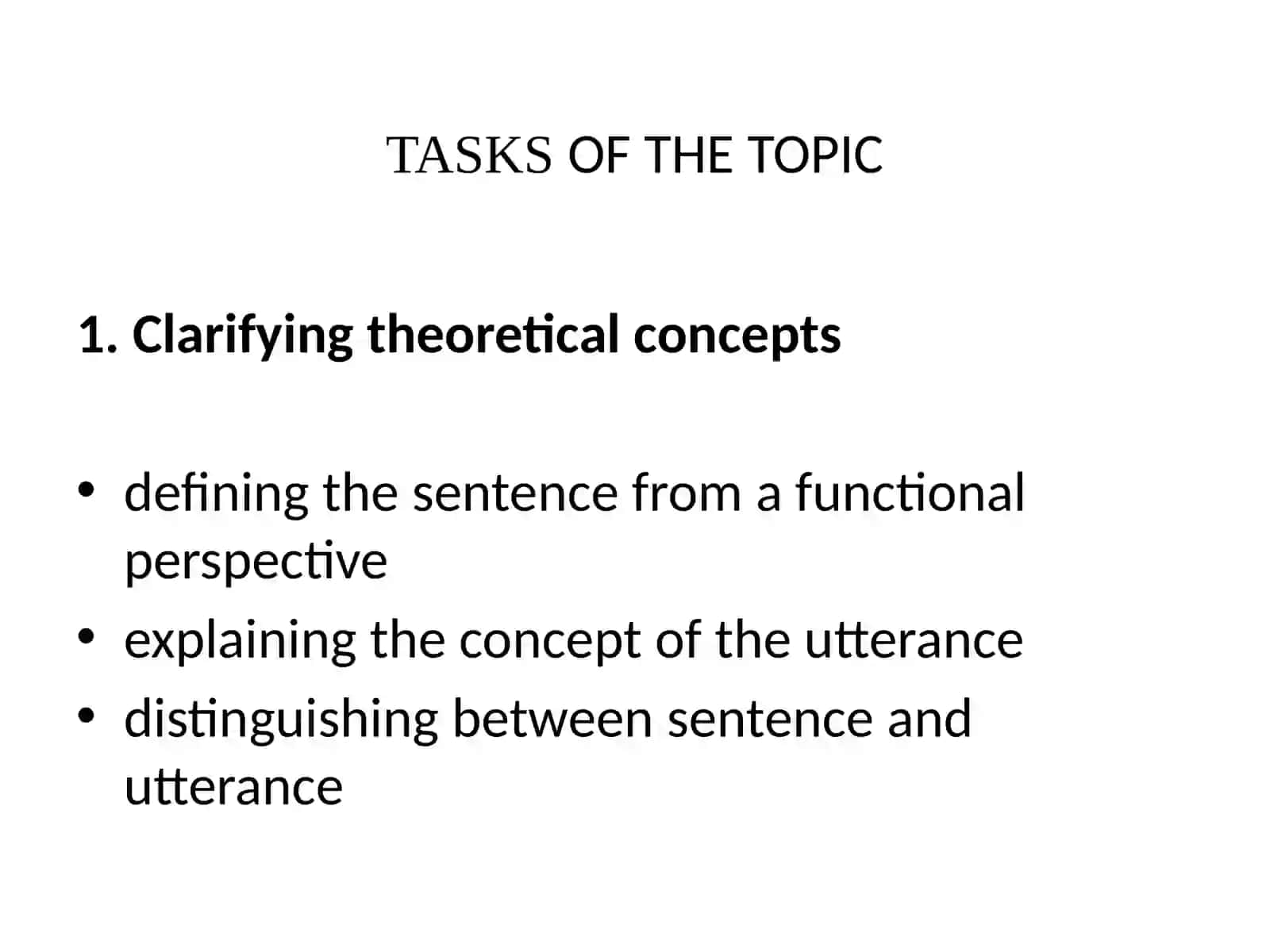 Sentence and Utterance in Functional Grammar 3