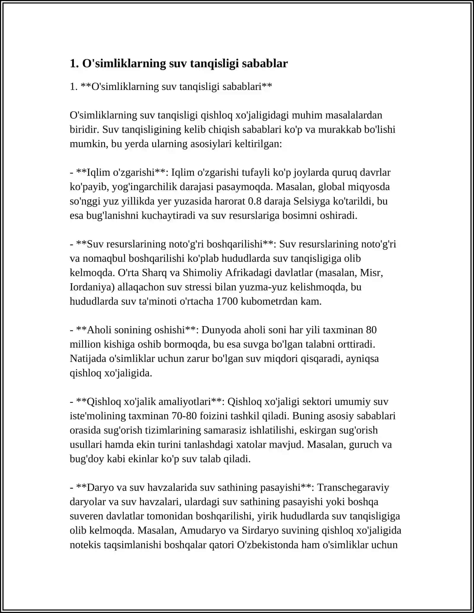 O'SIMLIKLARDA SUV TANQISLIGI VA ANATAMIK HUSUSIYATLARI 3