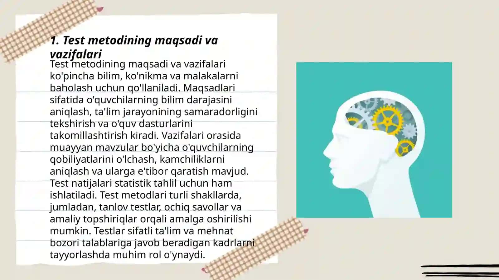 Tarbiya diagnostikasida test metodi 3