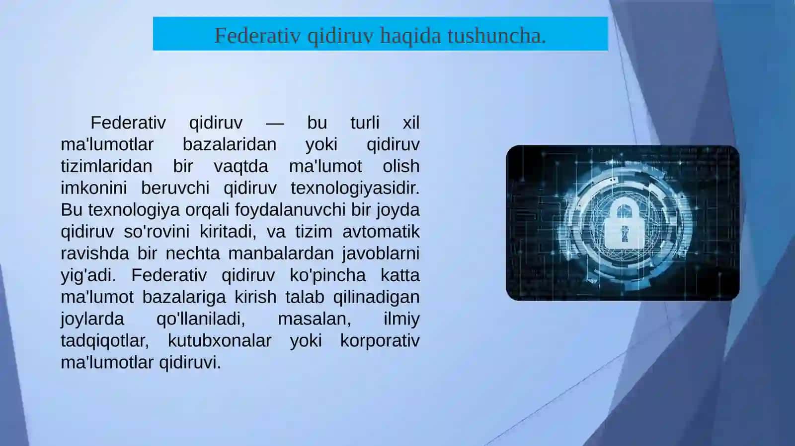 Federativ qidiruv 3