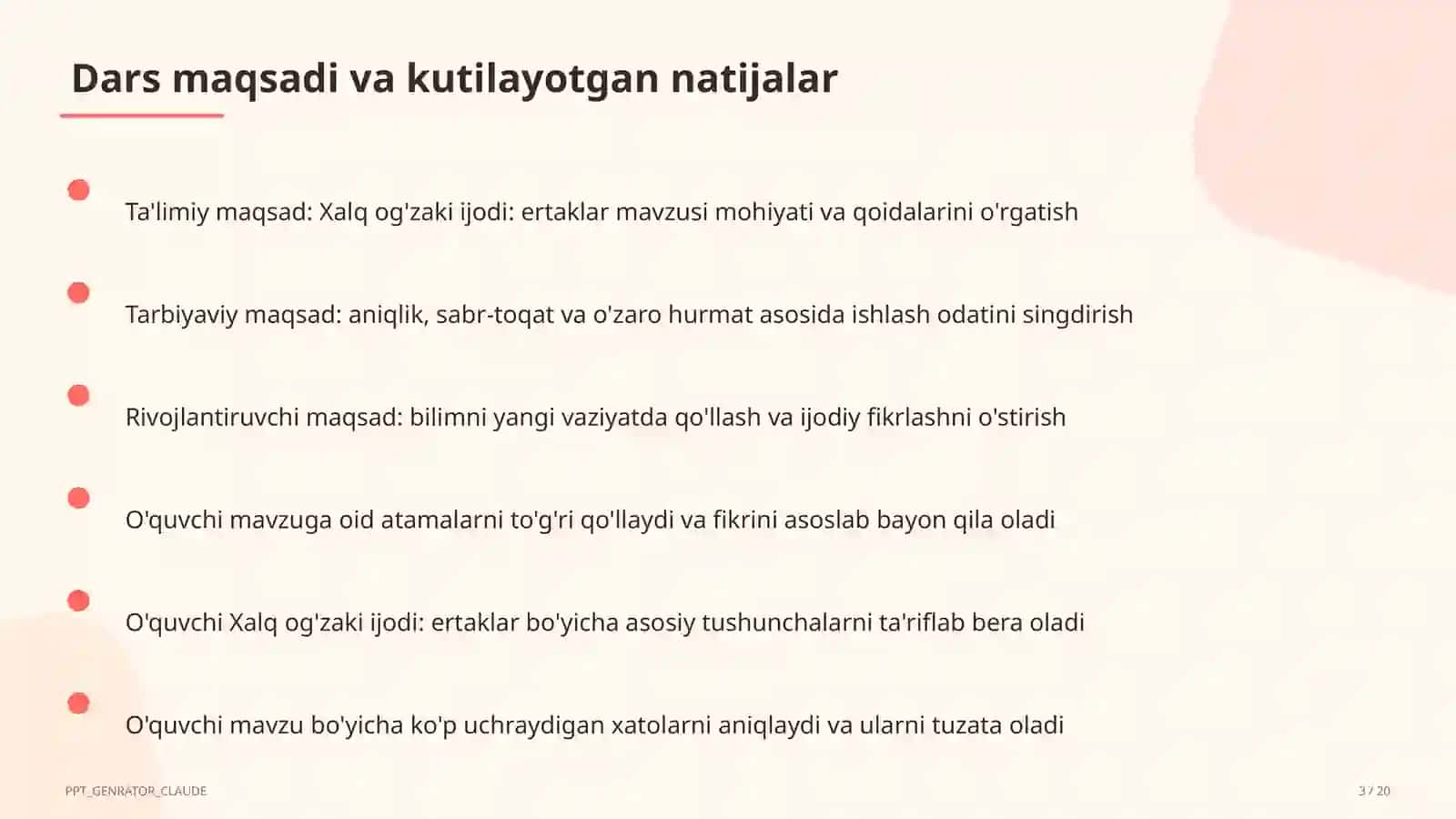 Xalq og'zaki ijodi: ertaklar (5-sinf) 3